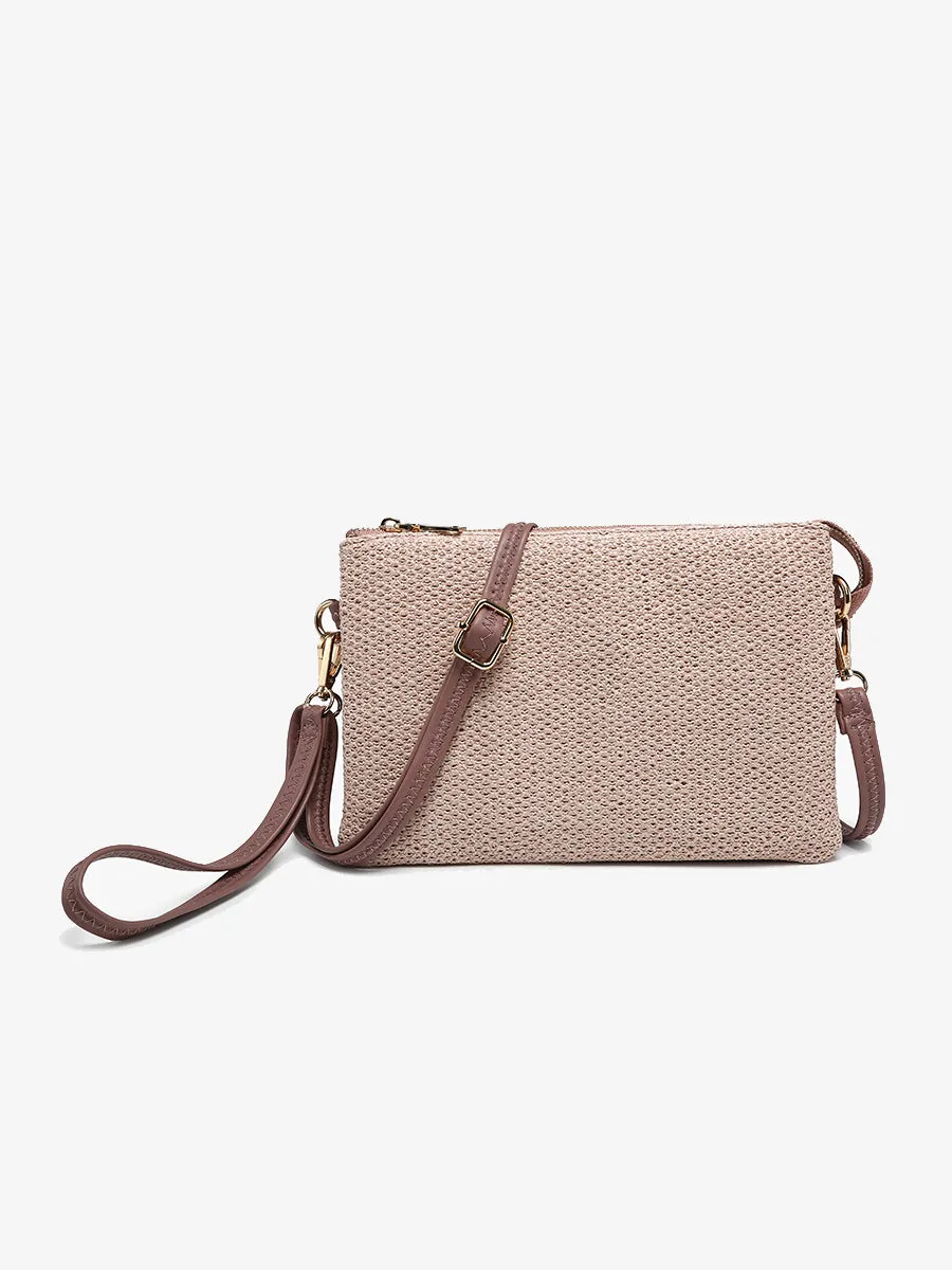 Izzy Vegan Straw Woven Crossbody sold by Jen & Co.