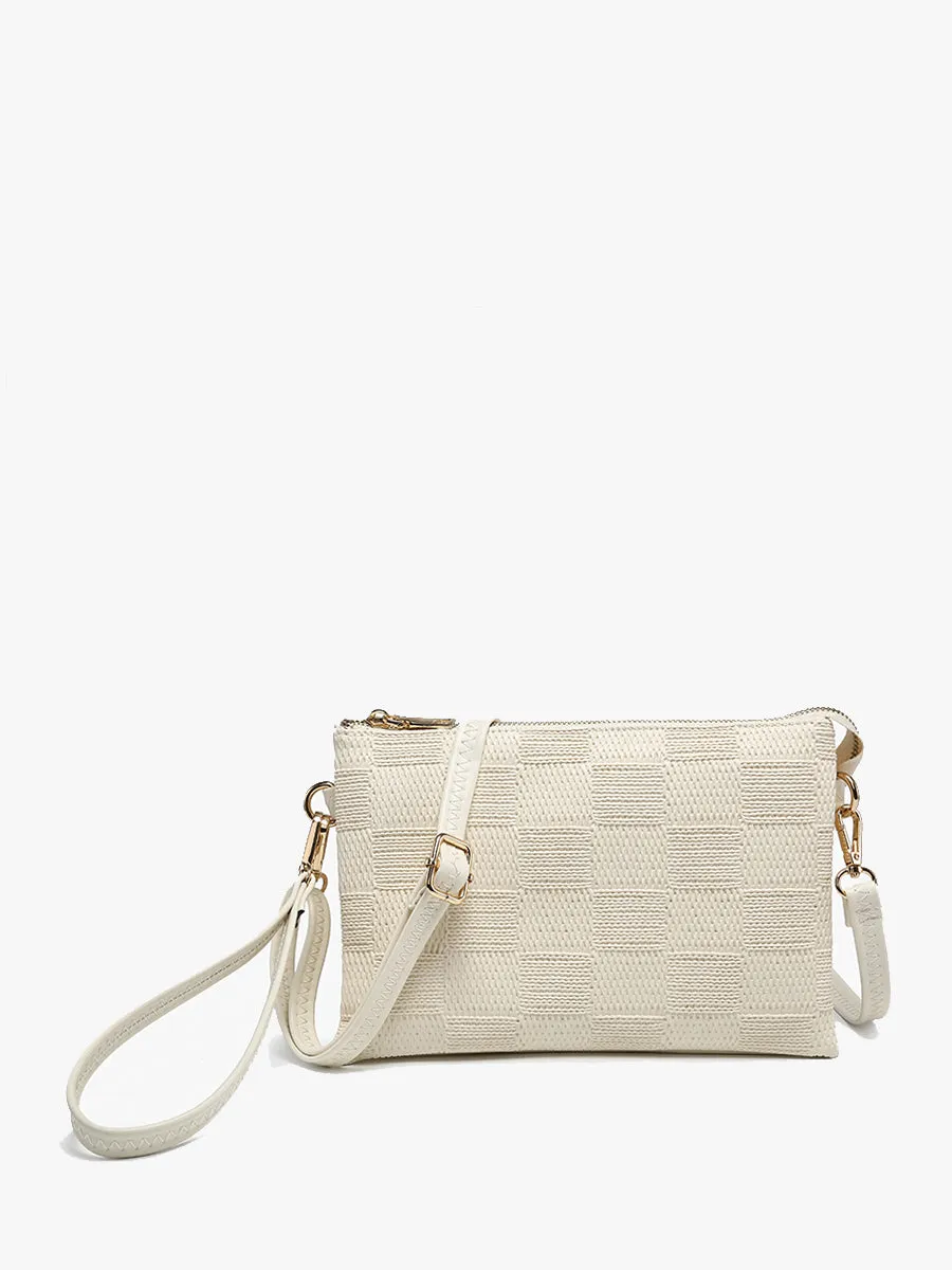 Izzy Vegan Large Checker Crossbody sold by Jen & Co. product image thumbnail 2