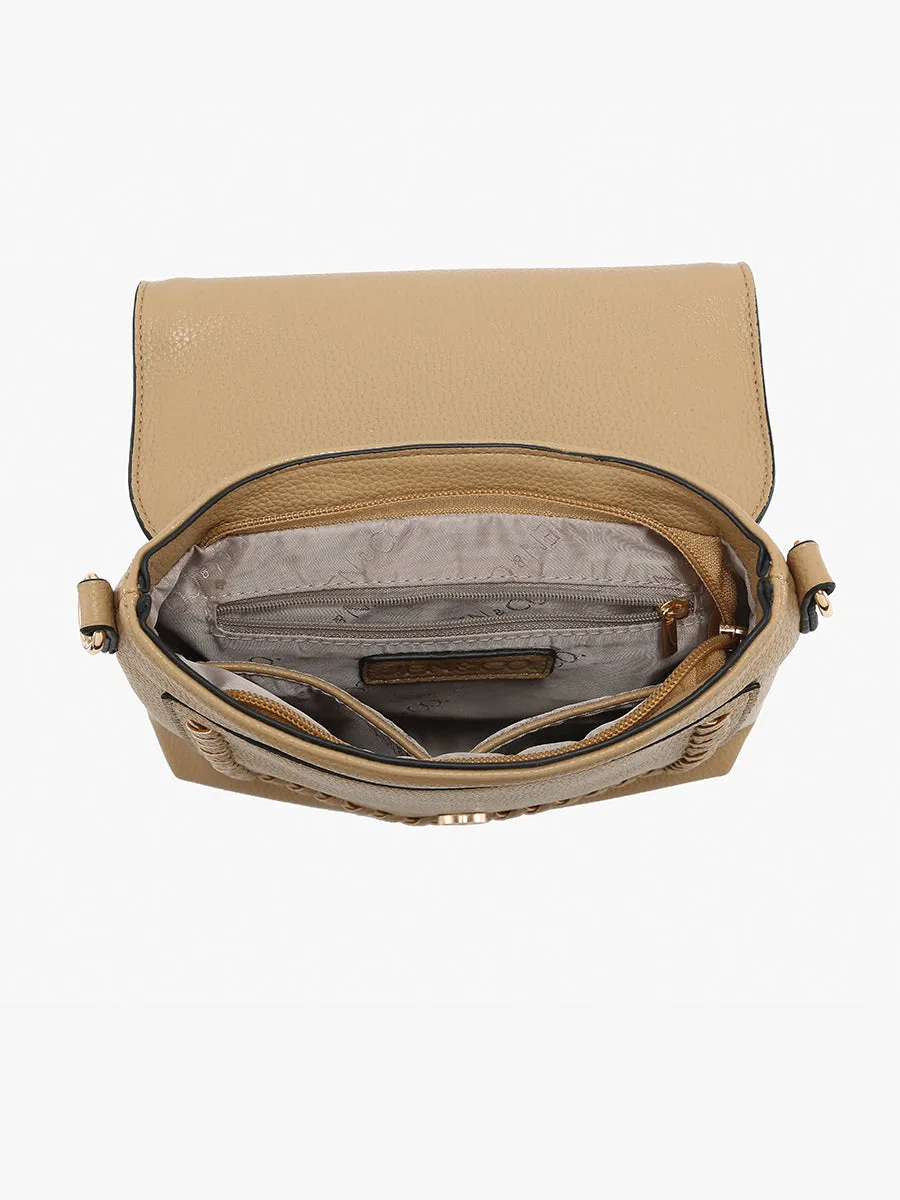 Roberta Vegan Whipstitch Crossbody sold by Jen & Co. product image thumbnail 4