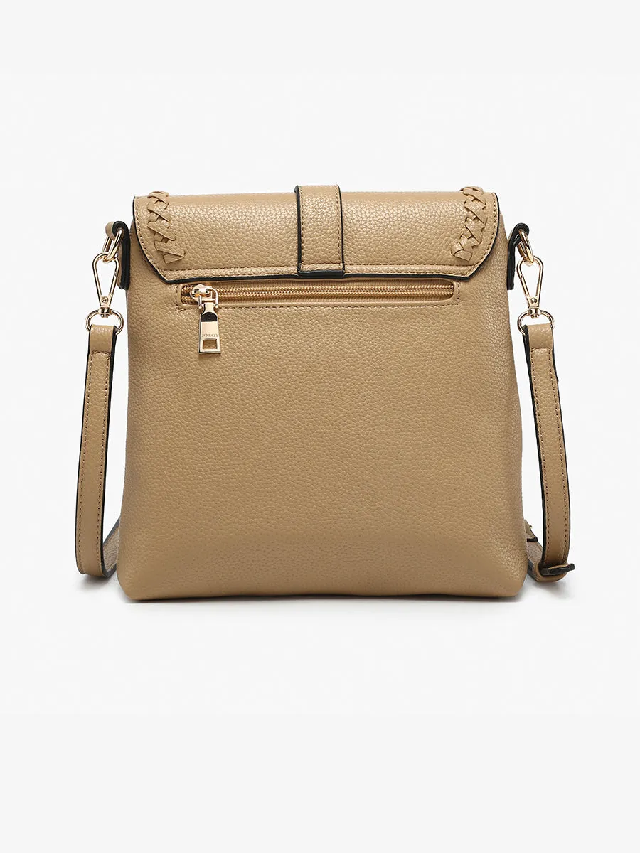 Roberta Vegan Whipstitch Crossbody sold by Jen & Co. product image thumbnail 3