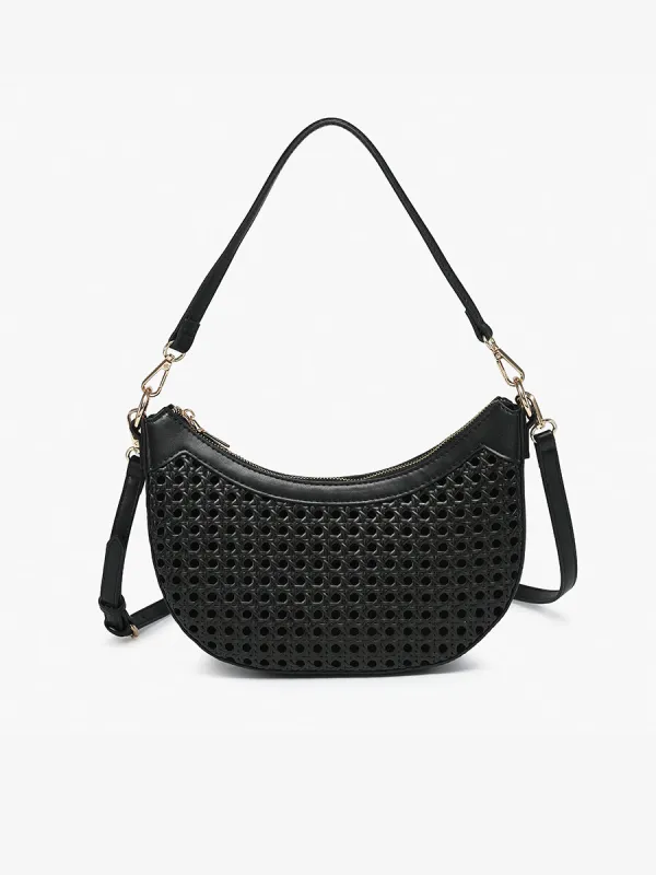 Daisy Vegan Rattan Crossbody sold by Jen & Co.