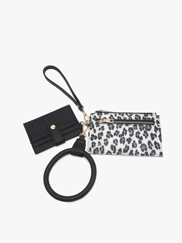 Libby Vegan Cheetah Wallet Bangle sold by Jen & Co.