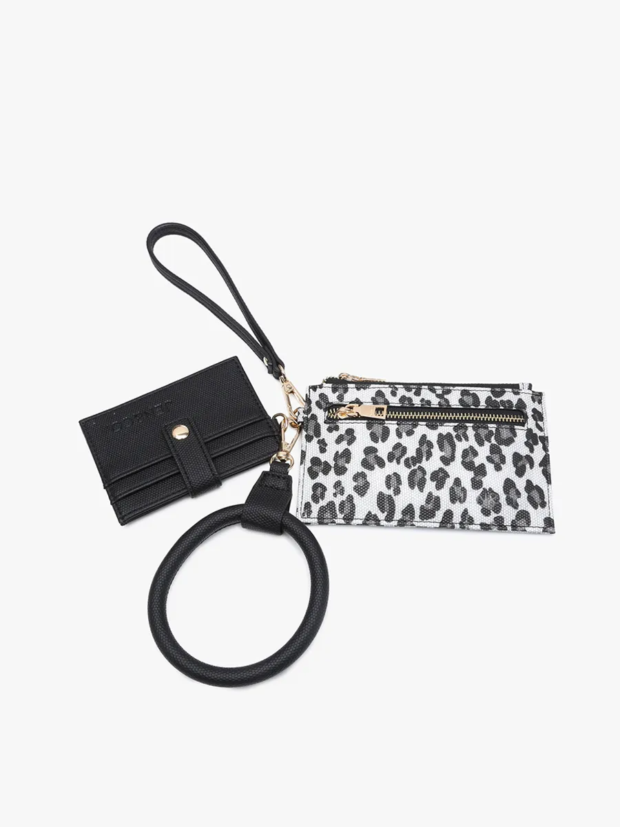 Libby Vegan Cheetah Wallet Bangle sold by Jen & Co.