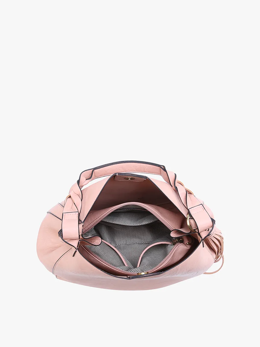 Eloise Vegan Large Tassel Hobo sold by Jen & Co. product image thumbnail 3