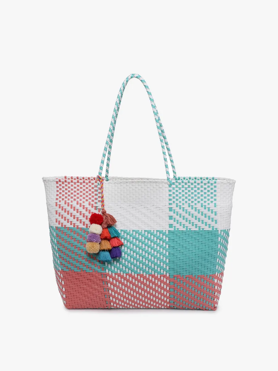 Sylvia Woven Tote sold by Jen & Co. product image thumbnail 2