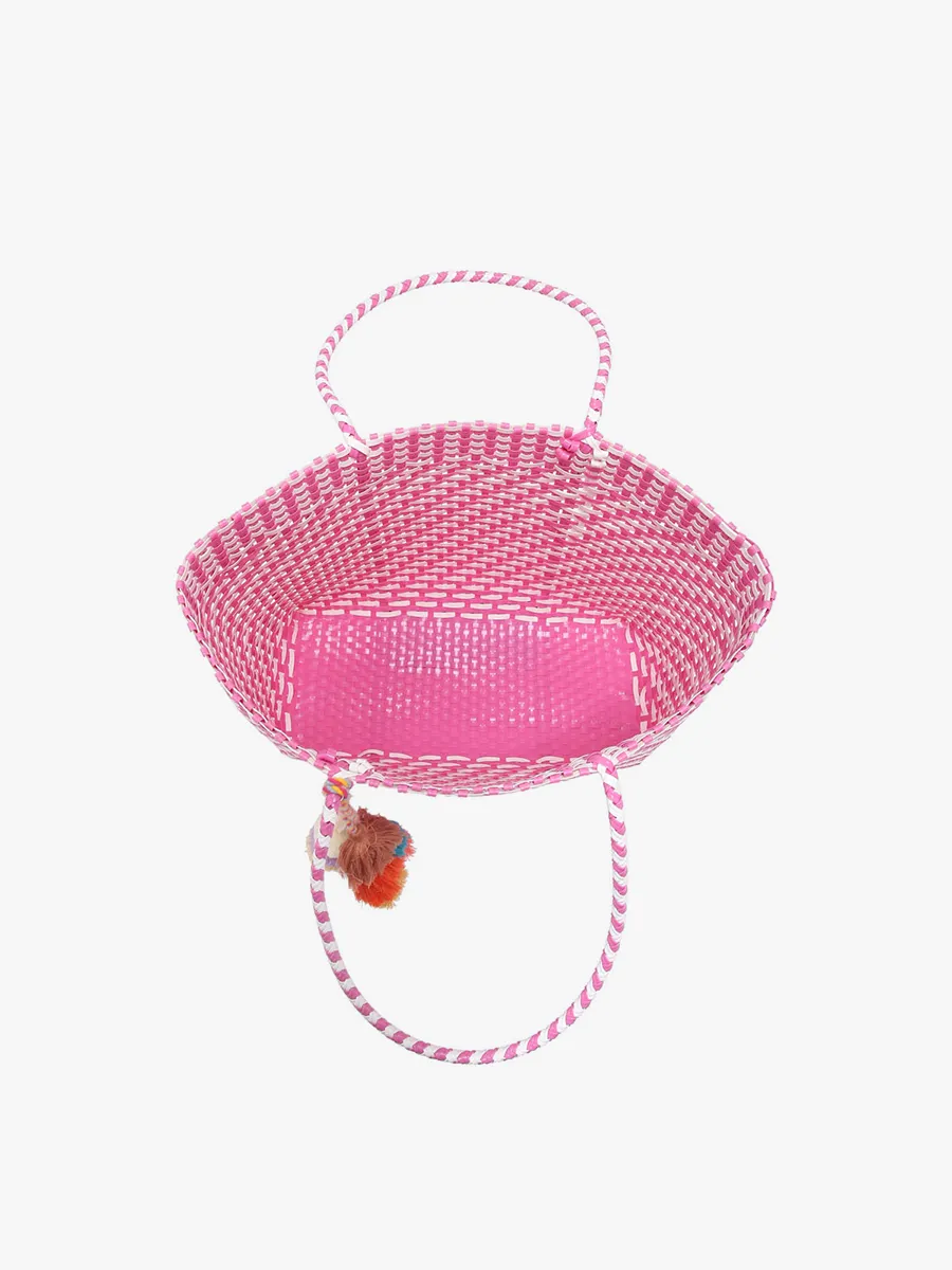 Sylvia Woven Tote sold by Jen & Co. product image thumbnail 3