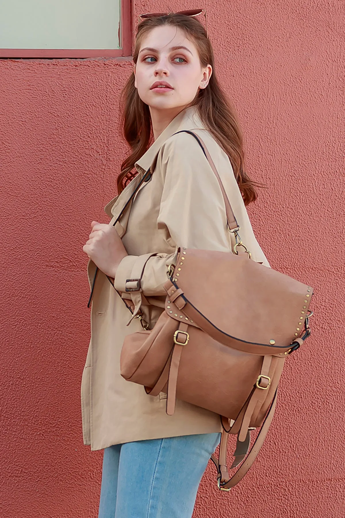 Indigo Vegan Backpack sold by Jen & Co. product image thumbnail 5