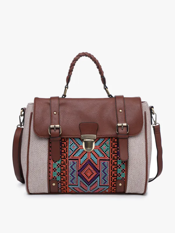 Harlow Vegan Satchel made by Jen & Co.