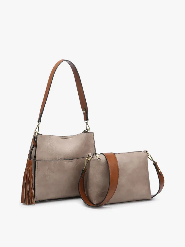 Lyla Vegan Bucket Bag made by Jen & Co.