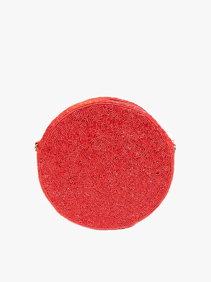 Phoenix Beaded Round Crossbody sold by Jen & Co. product image thumbnail 3