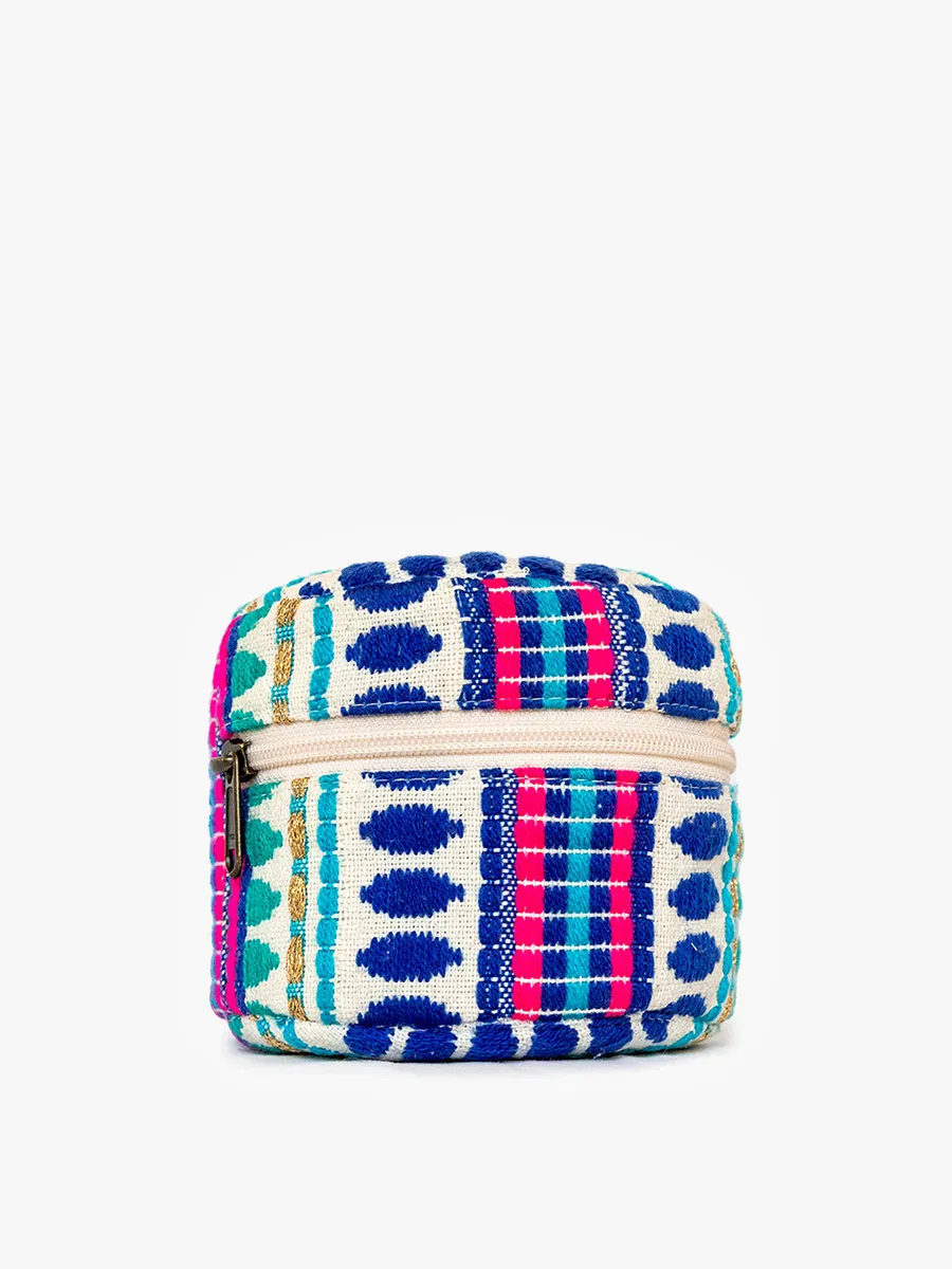 Ansley Round Cosmetic Pouch/Bag sold by Jen & Co.