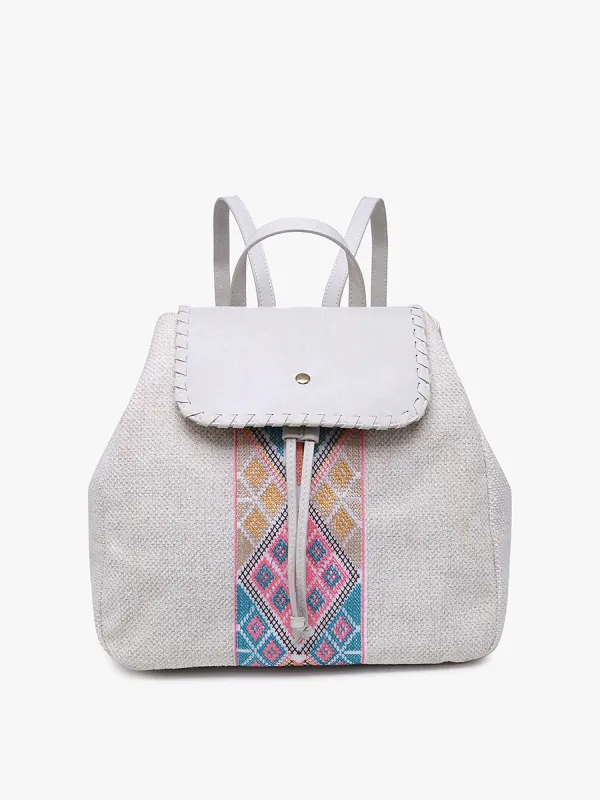 Saffron Vegan Tribal Backpack sold by Jen & Co.