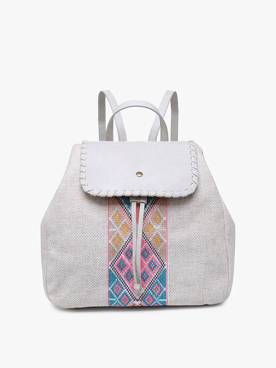 Saffron Vegan Tribal Backpack sold by Jen & Co.