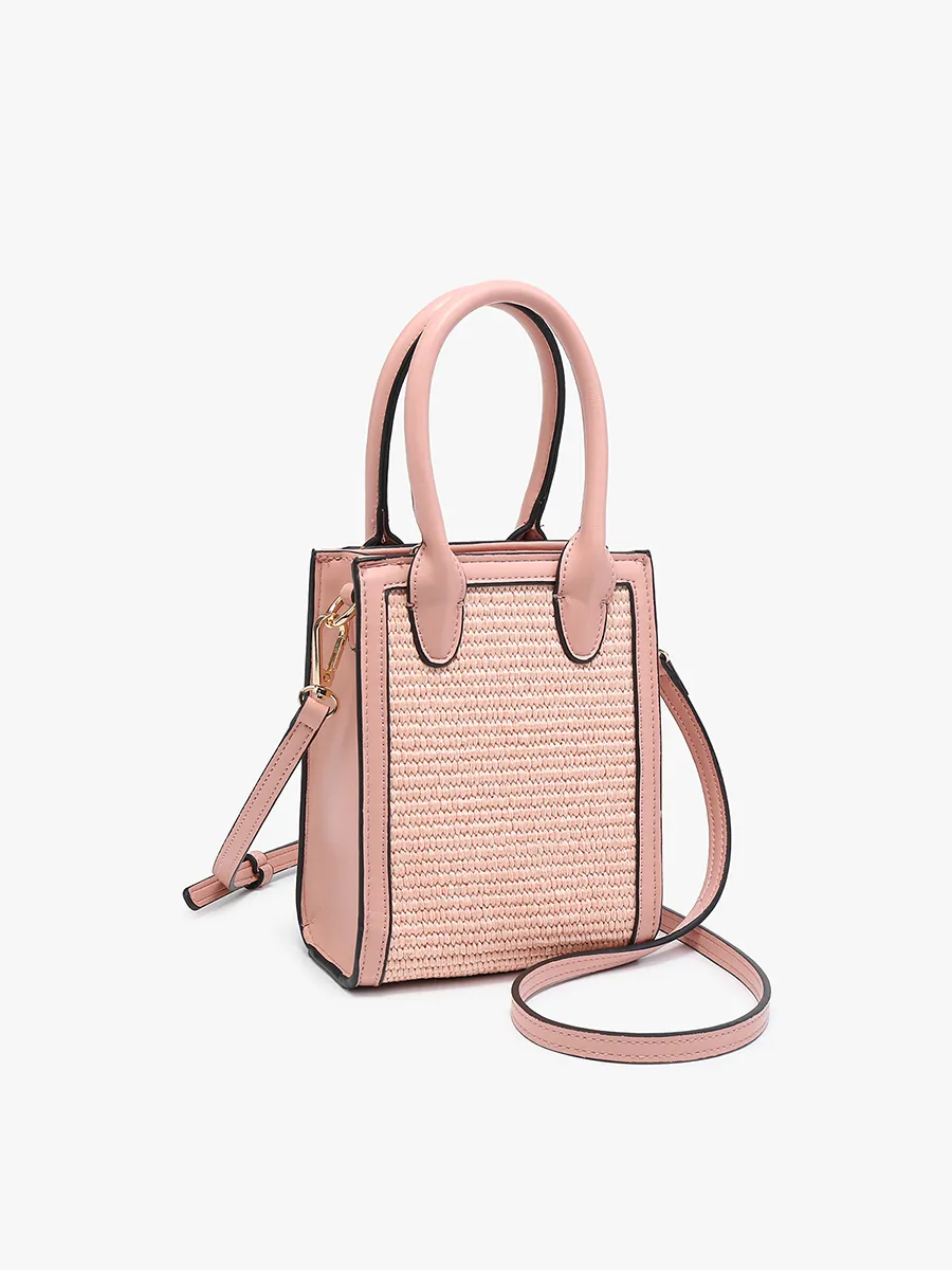 Fauna Vegan Straw Satchel sold by Jen & Co. product image thumbnail 2