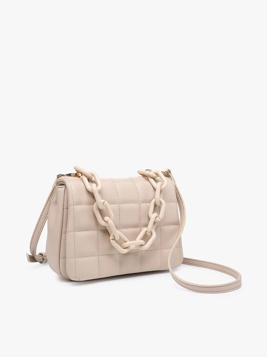Hayden Vegan Quilted Chain Crossbody sold by Jen & Co. product image thumbnail 2