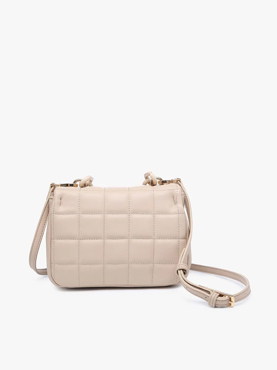 Hayden Vegan Quilted Chain Crossbody sold by Jen & Co. product image thumbnail 3