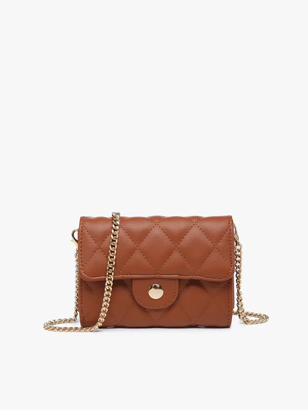 Everette Vegan Quilted Clutch/Crossbody made by Jen & Co.