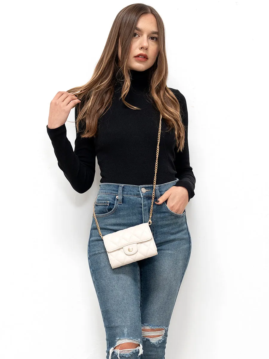 Everette Vegan Quilted Clutch/Crossbody sold by Jen & Co. product image thumbnail 5