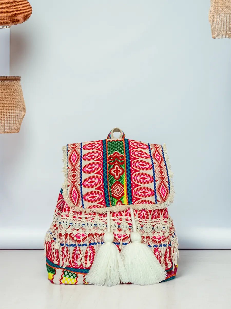 Halo Patterned Backpack sold by Jen & Co. product image thumbnail 3