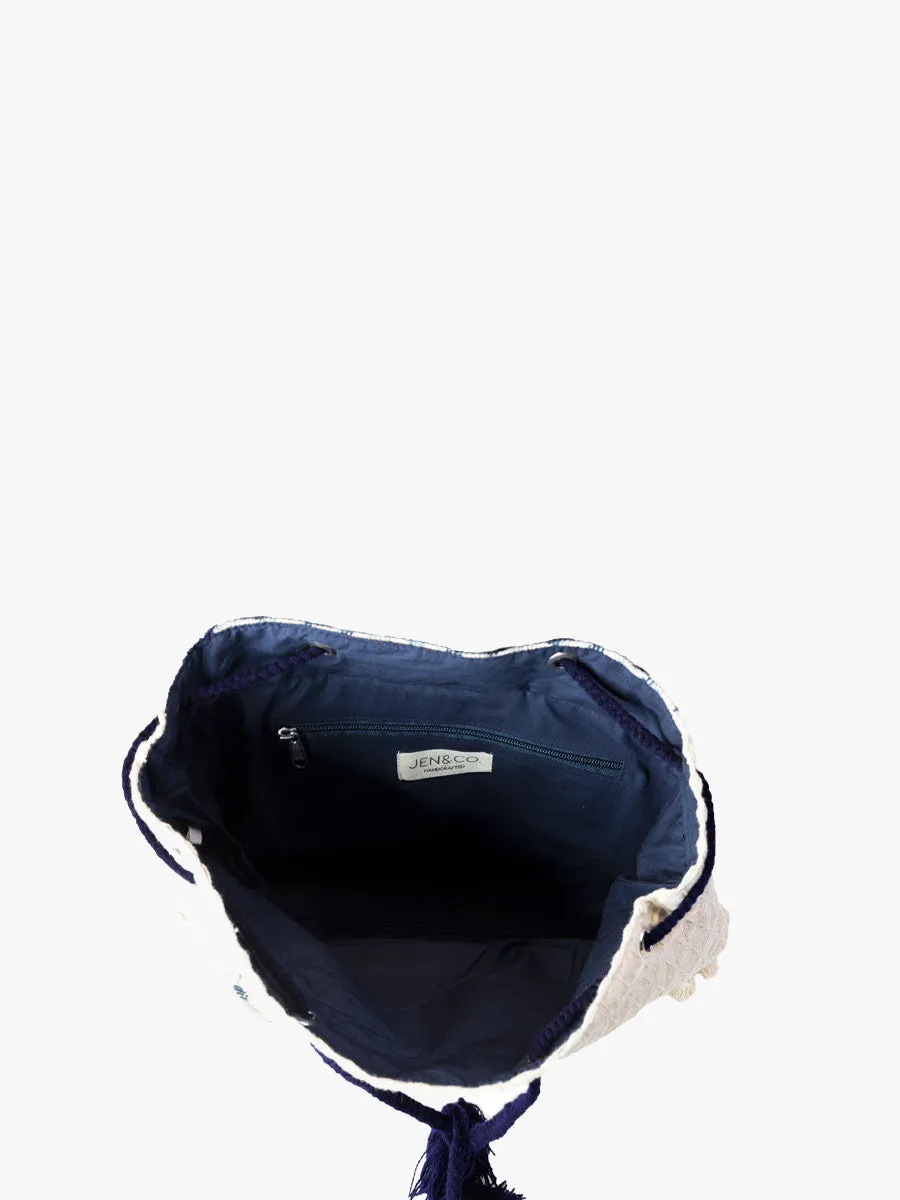 Halo Patterned Backpack sold by Jen & Co. product image thumbnail 2