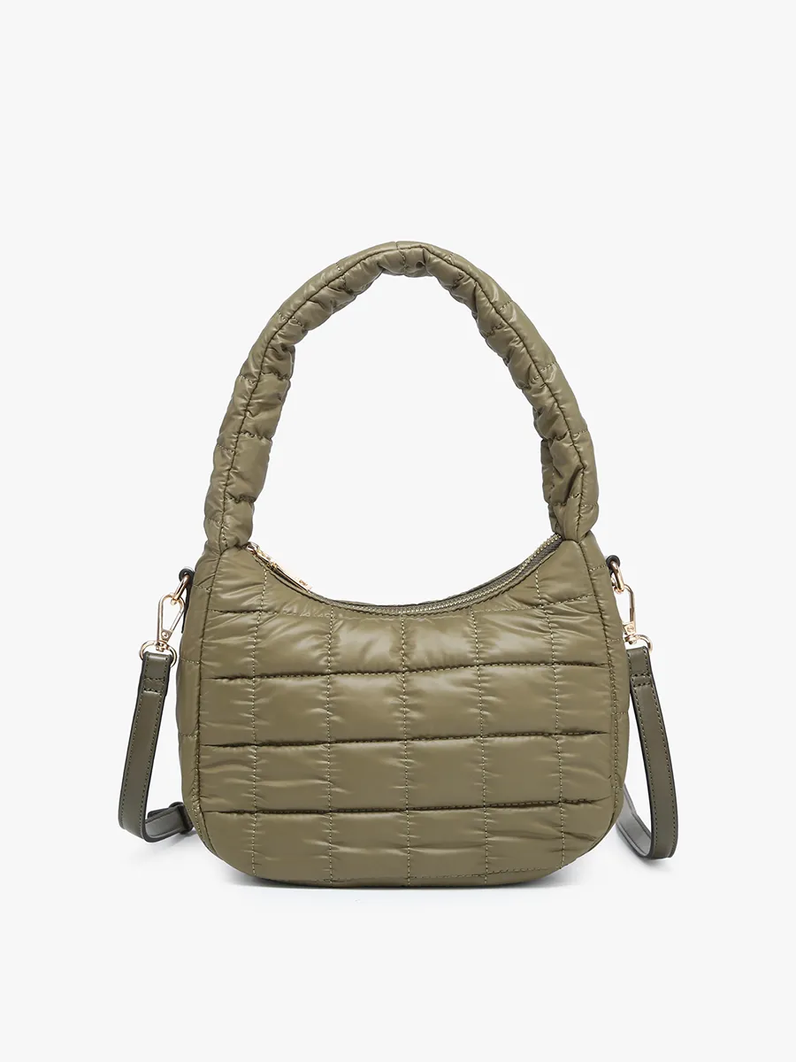 Arden Vegan Puffer Shoulder Bag sold by Jen & Co.
