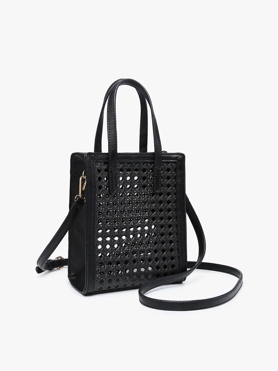 Emmie Vegan Rattan Satchel sold by Jen & Co. product image thumbnail 2
