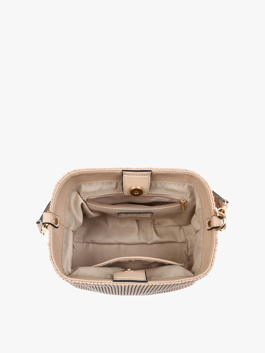 Dove Vegan Pleated Satchel sold by Jen & Co. product image thumbnail 4