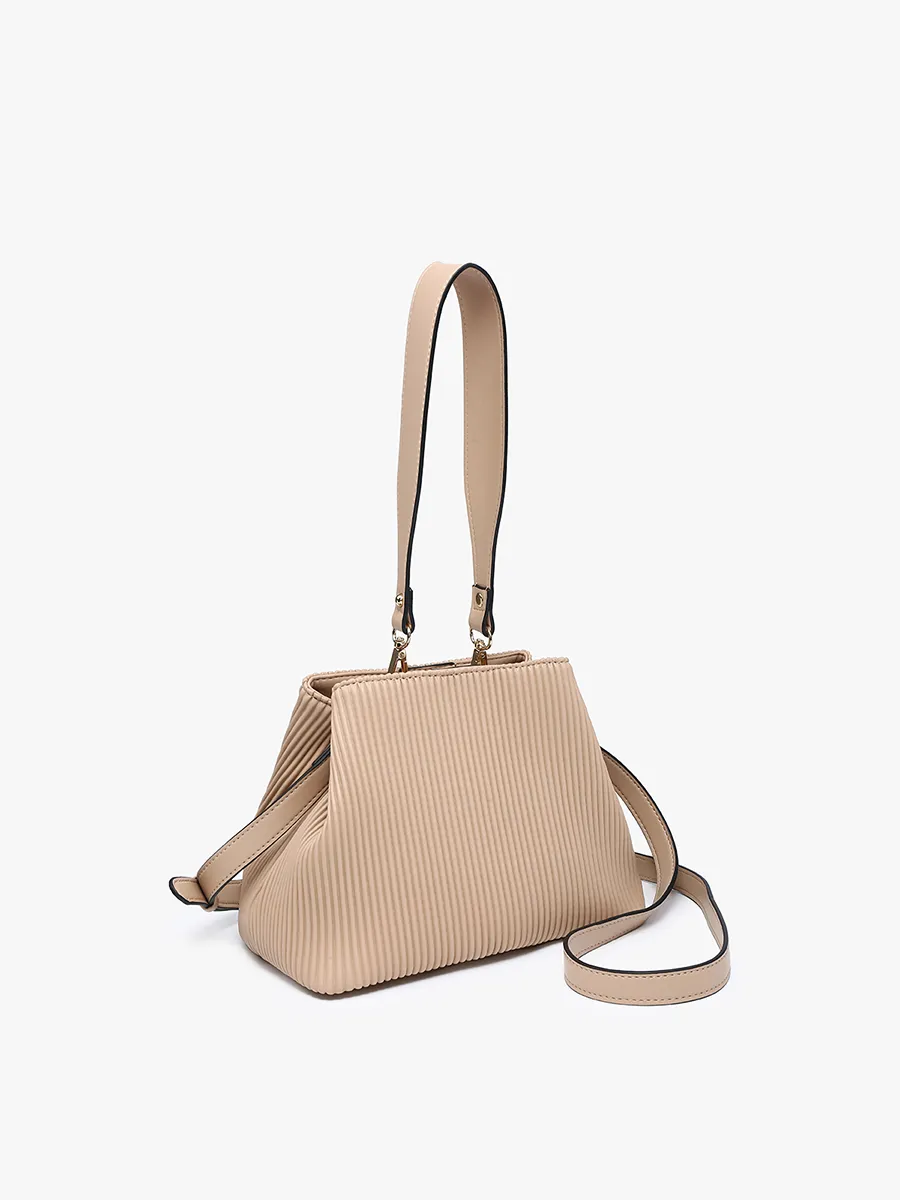 Dove Vegan Pleated Satchel sold by Jen & Co. product image thumbnail 2