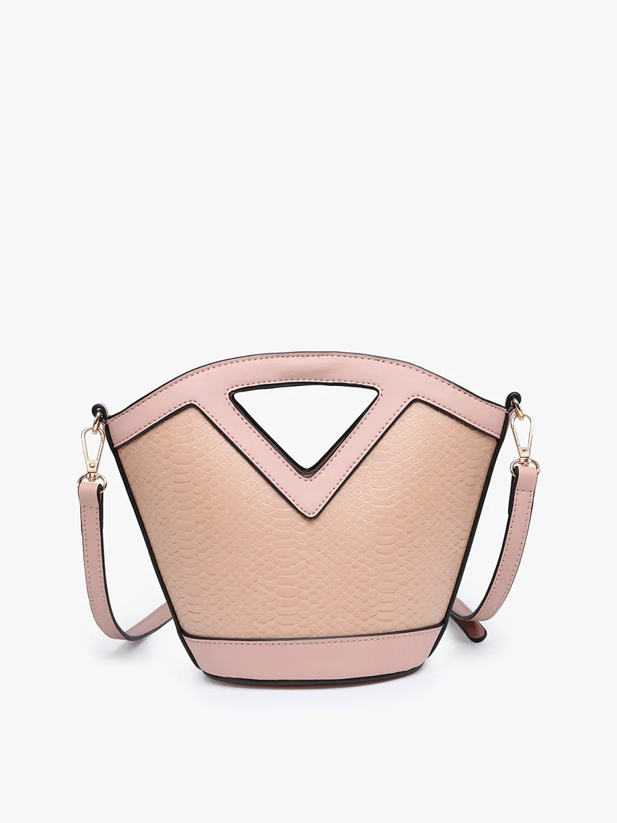 Ashlyn Vegan Snake Bucket Bag sold by Jen & Co. product image thumbnail 3