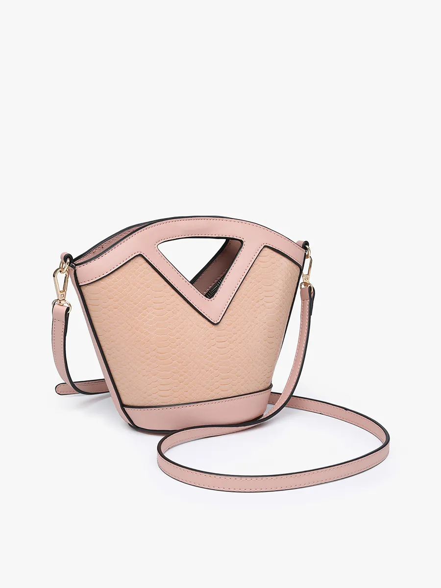 Ashlyn Vegan Snake Bucket Bag sold by Jen & Co. product image thumbnail 2