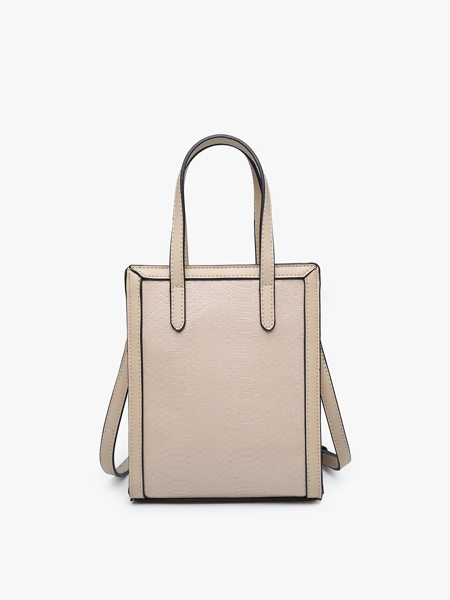 Emmie Vegan Snake Rectangular Satchel sold by Jen & Co. product image thumbnail 3