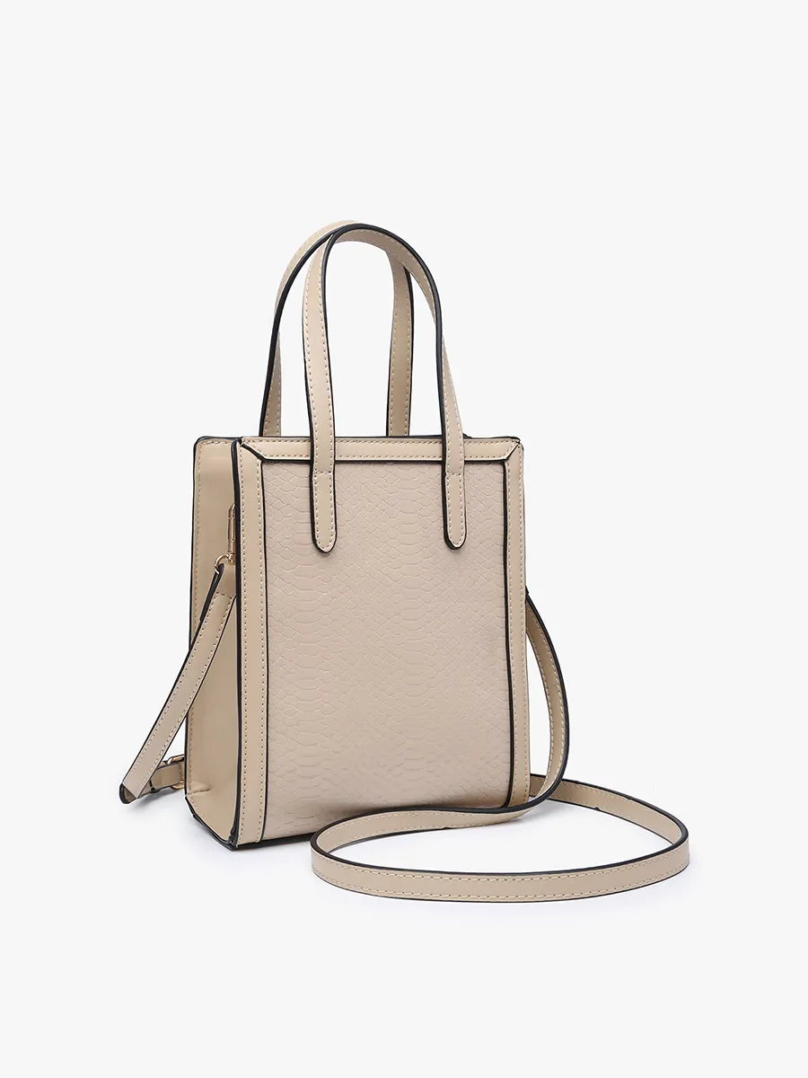 Emmie Vegan Snake Rectangular Satchel sold by Jen & Co. product image thumbnail 2