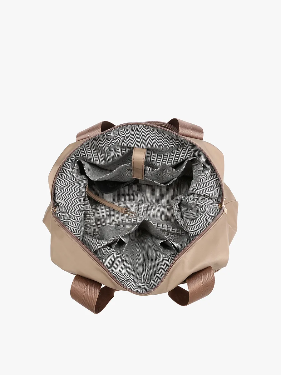 Navy Vegan Nylon Weekender sold by Jen & Co. product image thumbnail 5