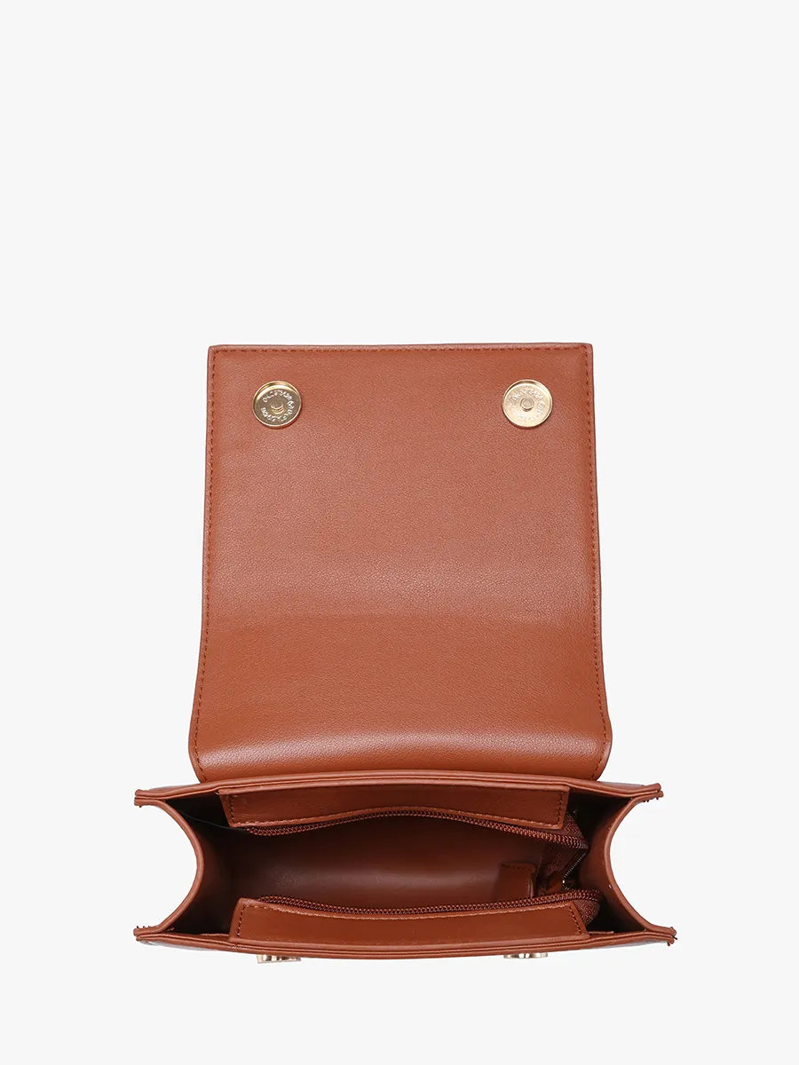 Layne Vegan Ruched Handle Satchel sold by Jen & Co. product image thumbnail 4