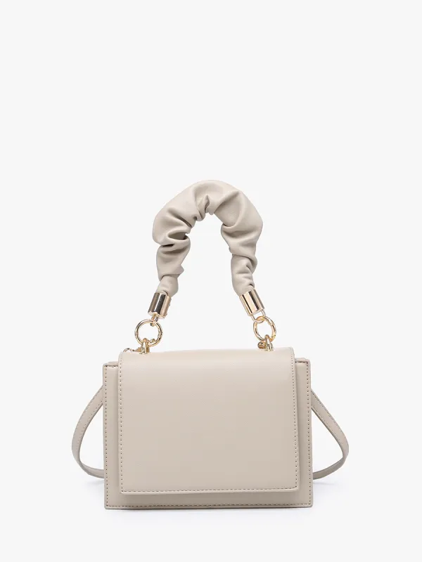 Layne Vegan Ruched Handle Satchel sold by Jen & Co.