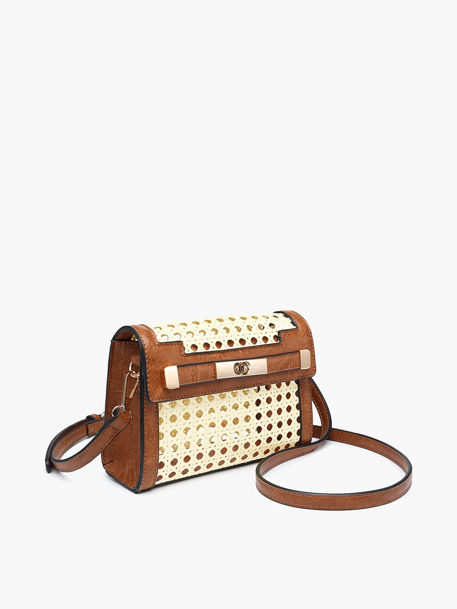Etta Vegan Rattan Crossbody sold by Jen & Co. product image thumbnail 2