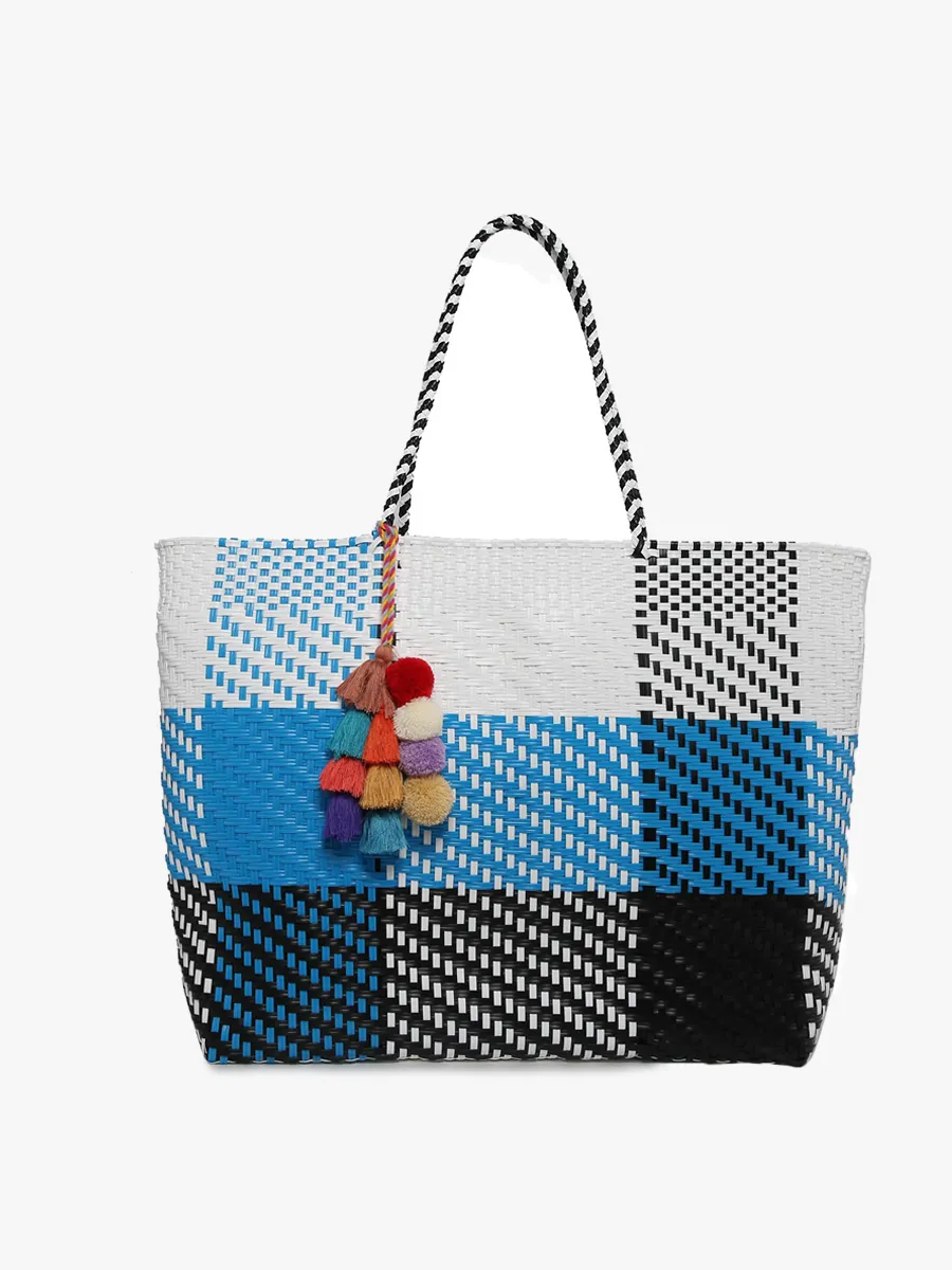 Allie Woven Tote sold by Jen & Co. product image thumbnail 4