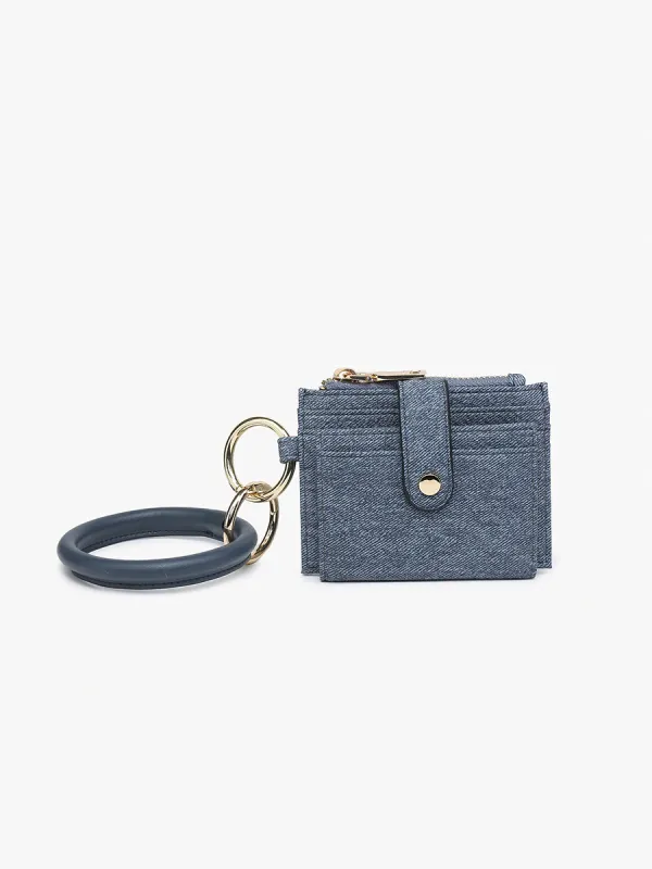 Sammie Denim Wallet w/ Bangle sold by Jen & Co.