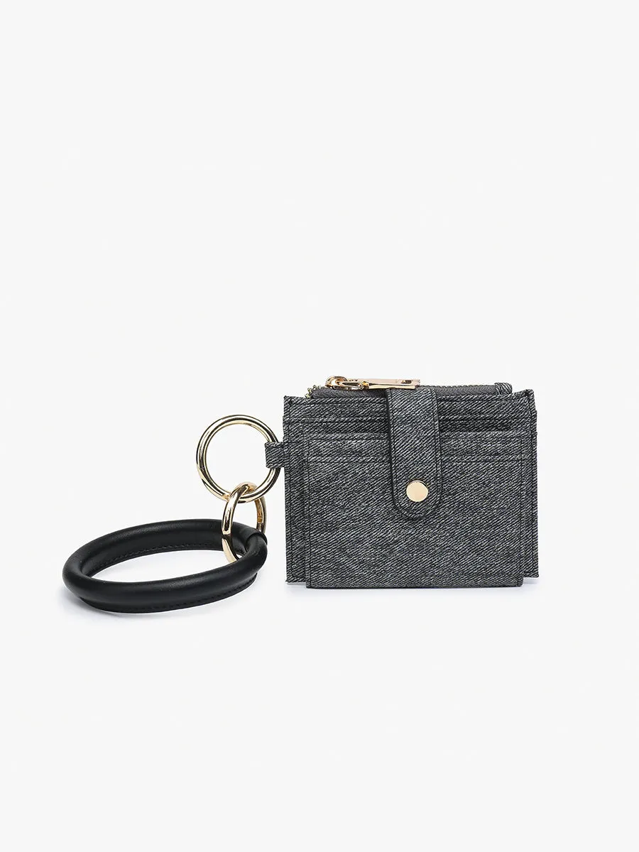 Sammie Denim Wallet w/ Bangle sold by Jen & Co. product image thumbnail 2