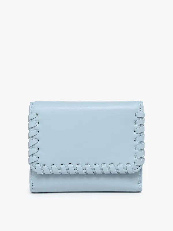 Logan Vegan Whipstitch Wallet made by Jen & Co.