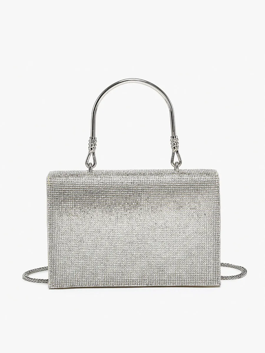 Daphne Rhinestone Envelope Clutch sold by Jen & Co. product image thumbnail 3