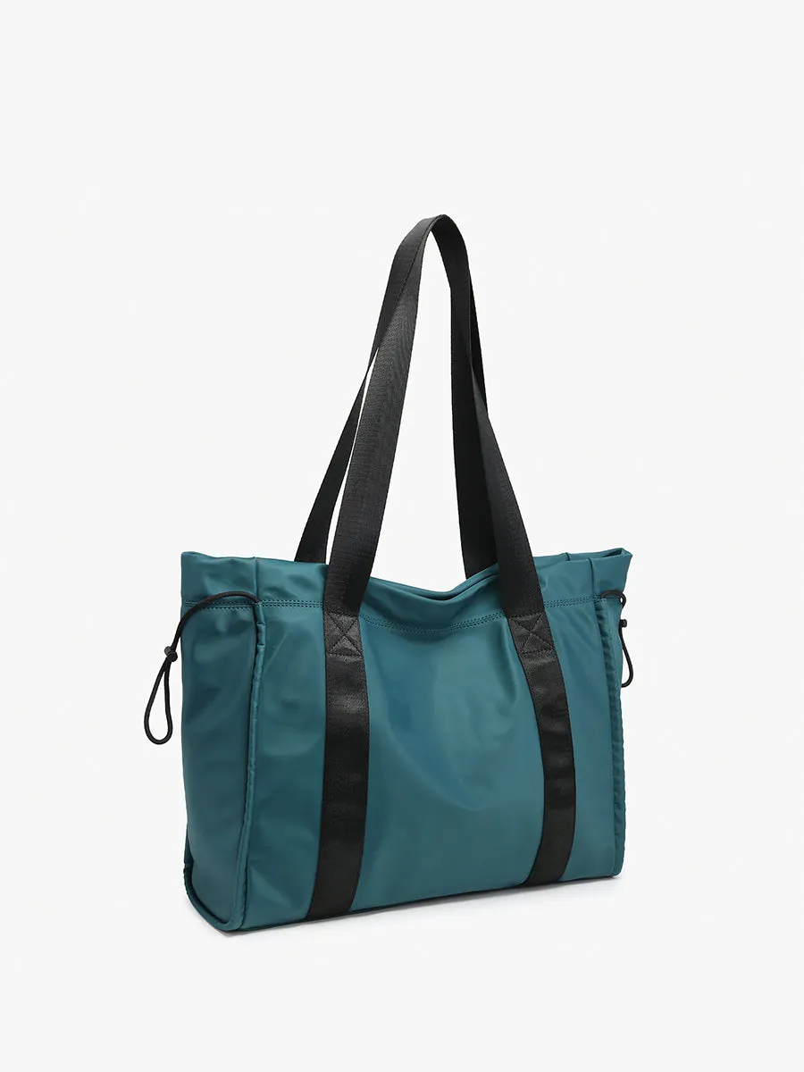 Lydia Nylon Contrast Tote sold by Jen & Co. product image thumbnail 2