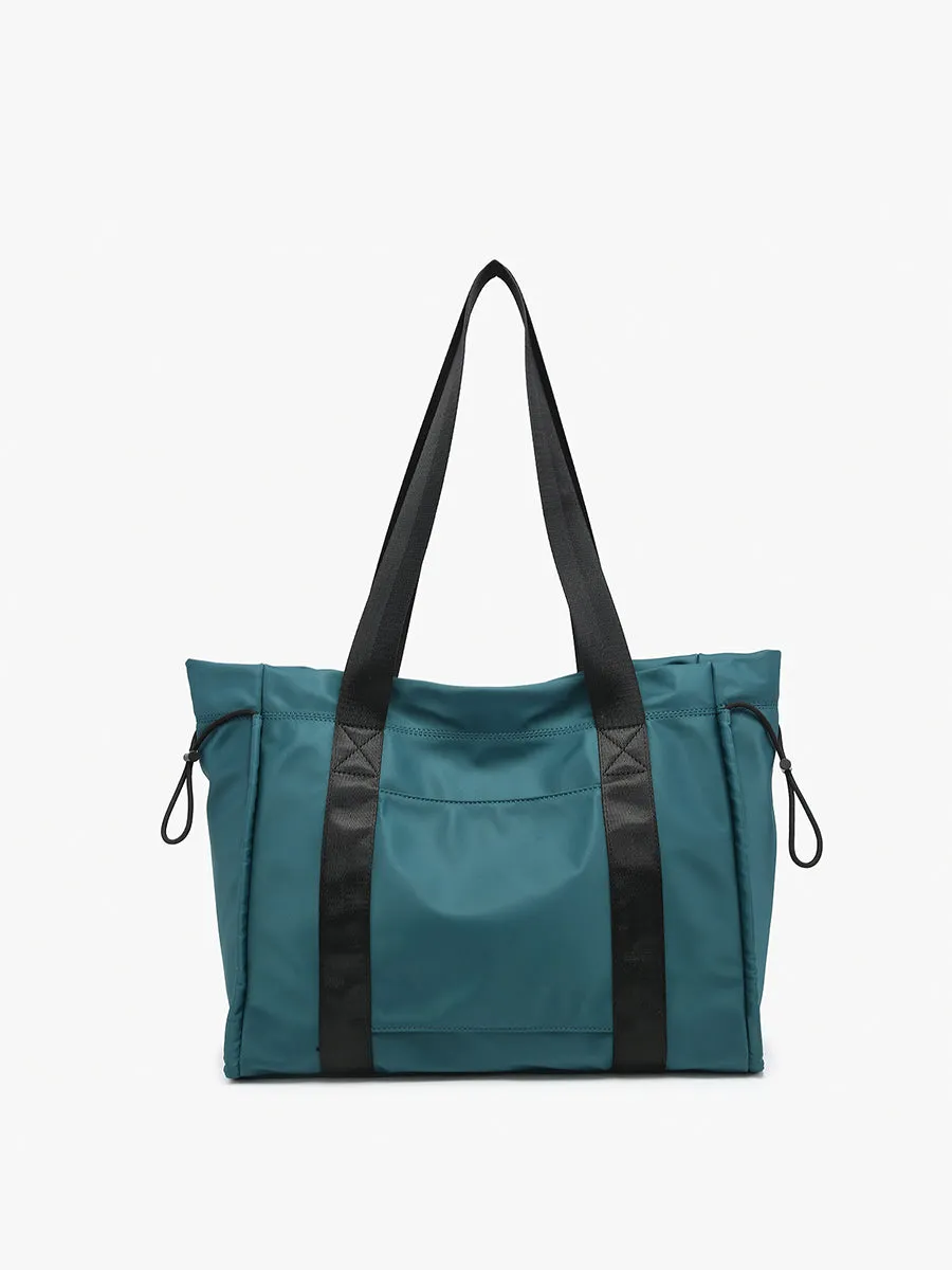 Lydia Nylon Contrast Tote sold by Jen & Co. product image thumbnail 3
