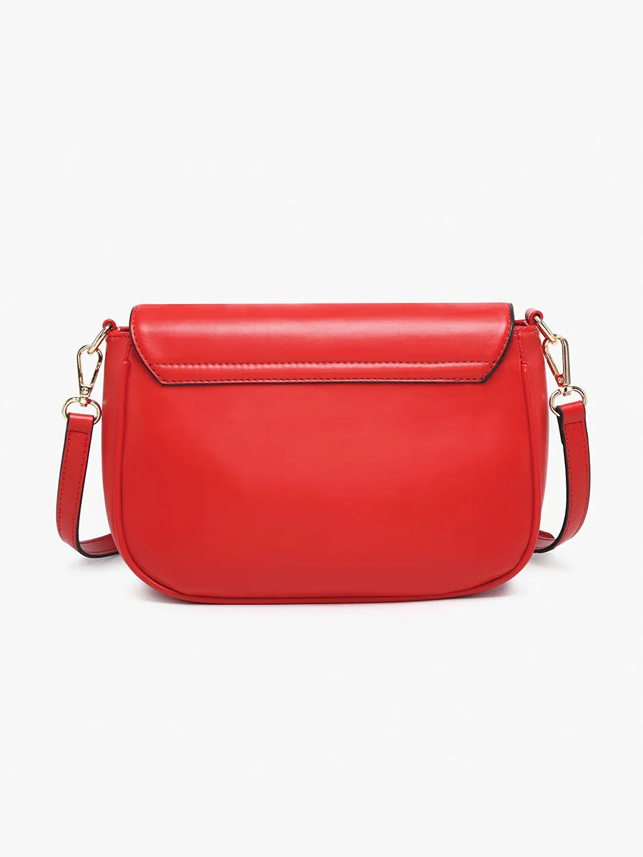 Lindsay Vegan Dual Zip Crossbody sold by Jen & Co. product image thumbnail 3