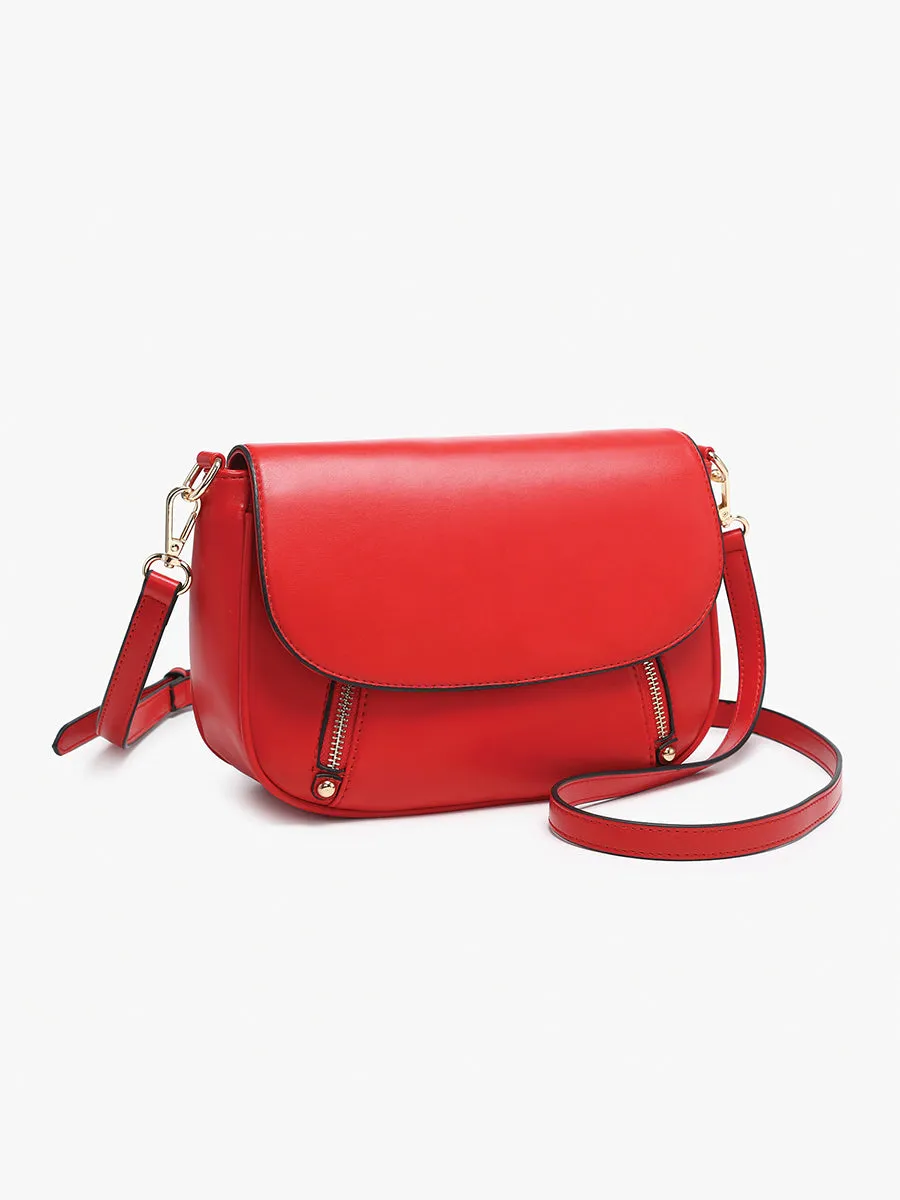 Lindsay Vegan Dual Zip Crossbody sold by Jen & Co. product image thumbnail 2