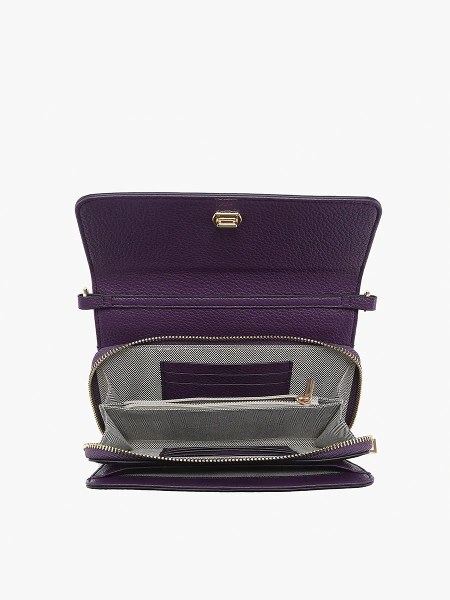 Lauryn Vegan Push-Lock Crossbody sold by Jen & Co. product image thumbnail 4