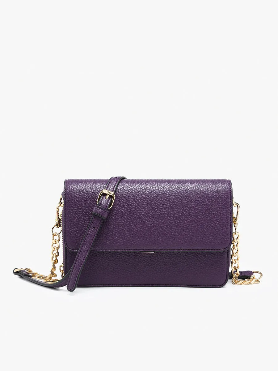 Lauryn Vegan Push-Lock Crossbody sold by Jen & Co.