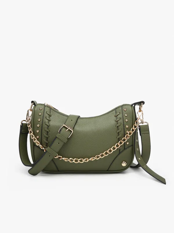 Artemis Vegan Detailed Crossbody sold by Jen & Co.