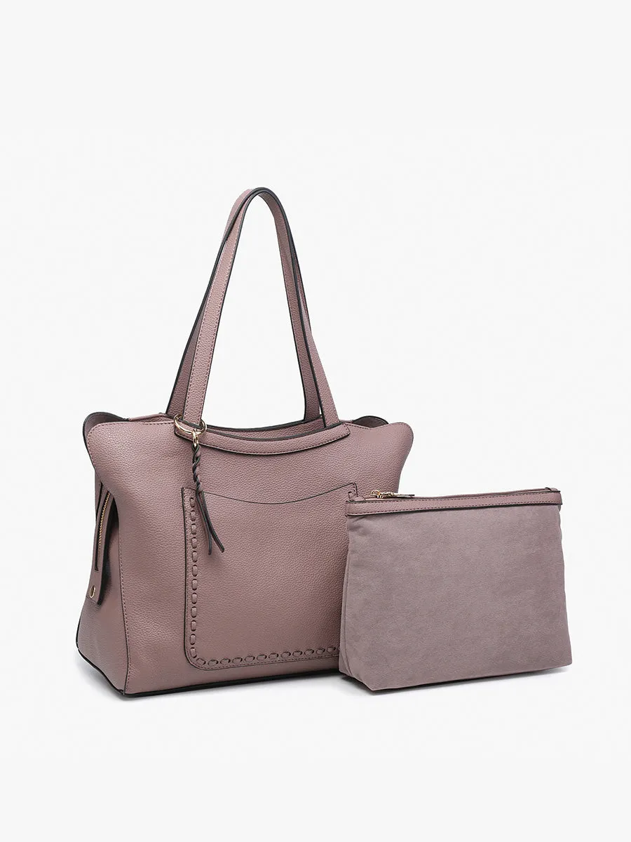 Hunter Vegan Distressed Tote sold by Jen & Co. product image thumbnail 2