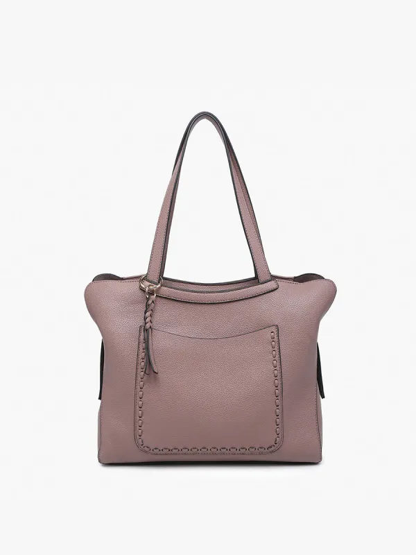 Hunter Vegan Distressed Tote made by Jen & Co.